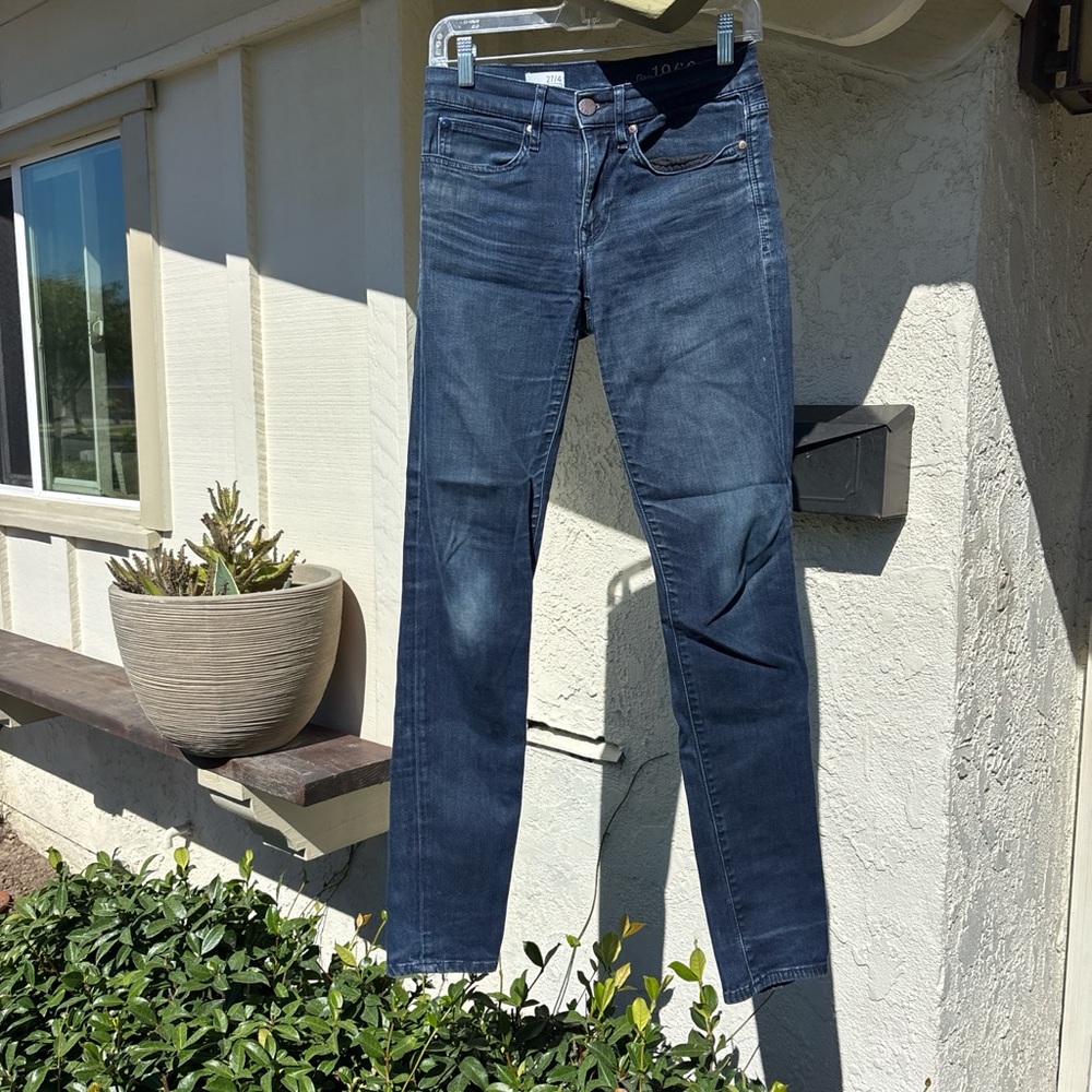 GAP Women's Dark Blue High Rise Skinny Jeans
